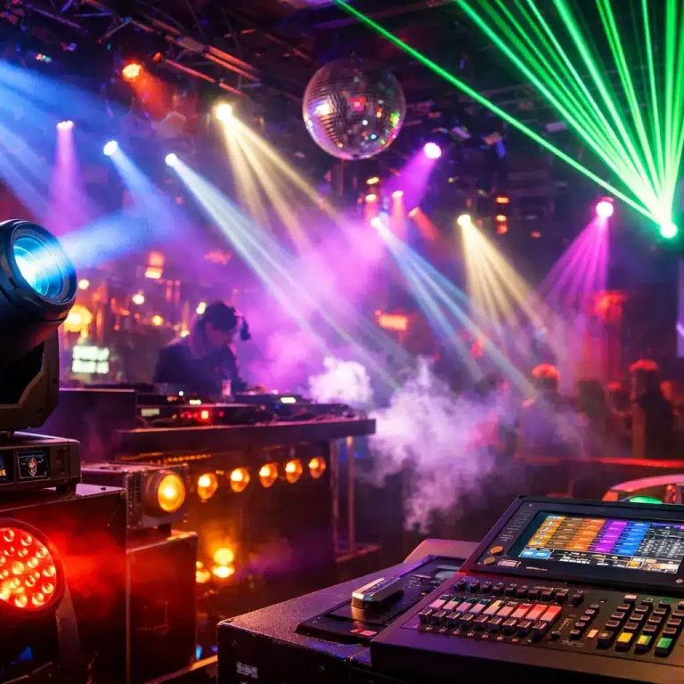 installasi stage lighting 1